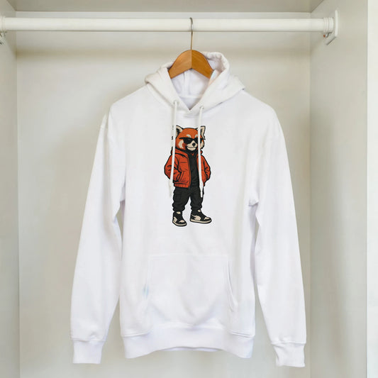Cool Red Panda Streetwear Hoodie - ROMAG Store
