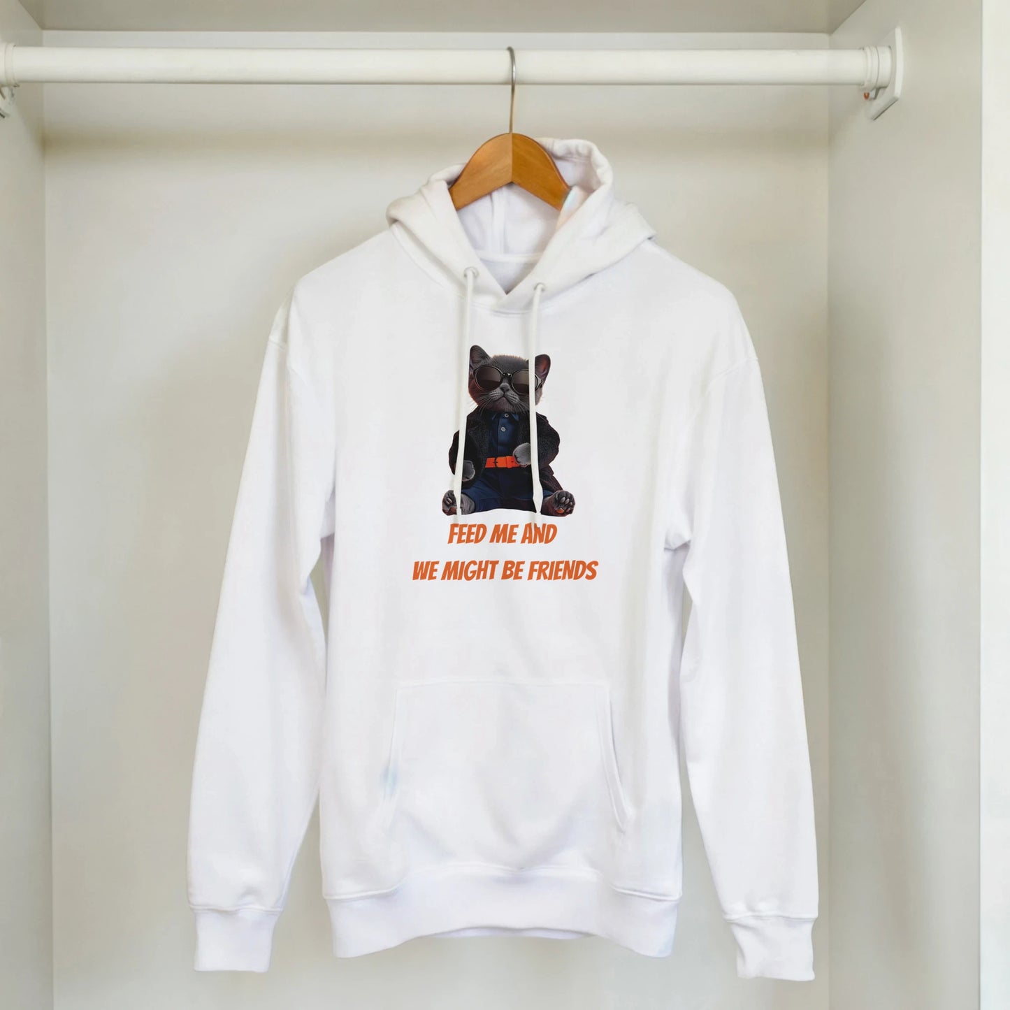 Sassy Cat 'Feed Me' Hoodie - ROMAG Store