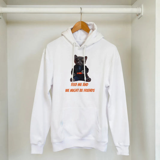 Sassy Cat 'Feed Me' Hoodie - ROMAG Store