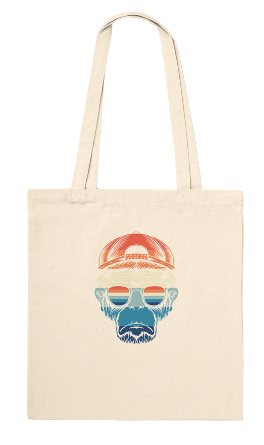 Retro Cool Ape Tote Bag - ROMAG Store