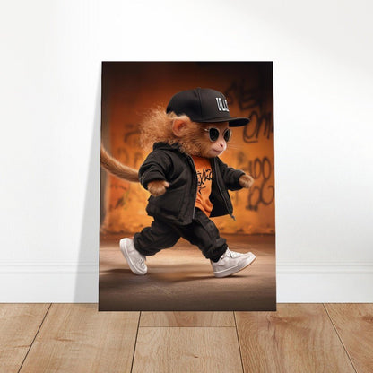 Urban Chic Monkey Canvas Art - ROMAG Store