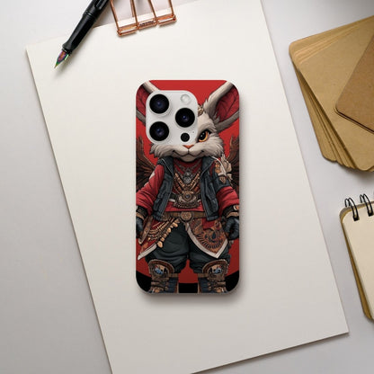 Winged Steampunk Rabbit iPhone Tough Case - ROMAG Store
