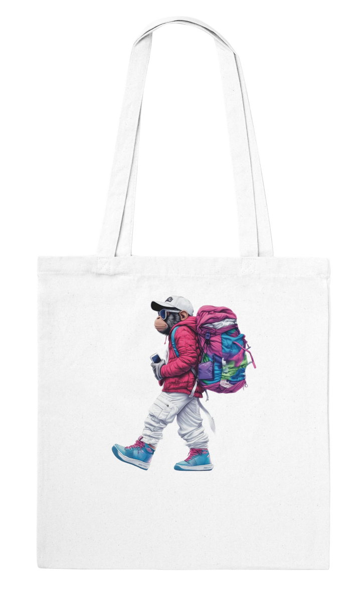 Vibrant Street Style Monkey Tote Bag - ROMAG Store