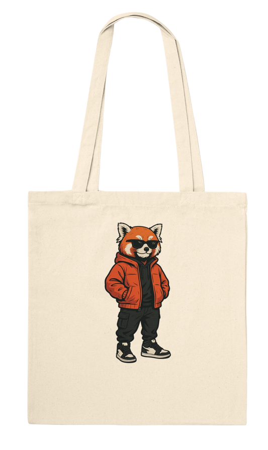 Cool Red Panda Streetwear Tote Bag - ROMAG Store