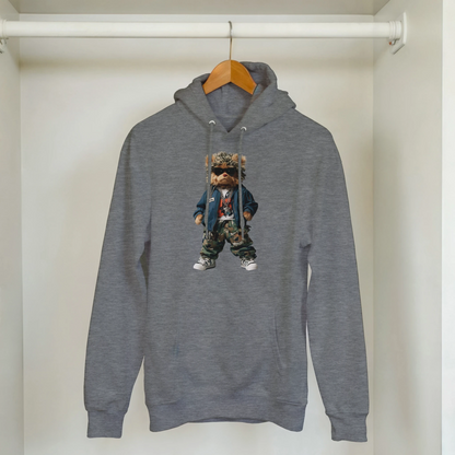 Camo Chic Bear Hoodie - ROMAG Store