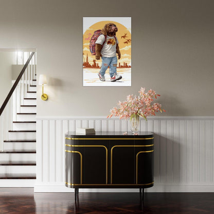 Urban Pug Life Canvas Art - ROMAG Store