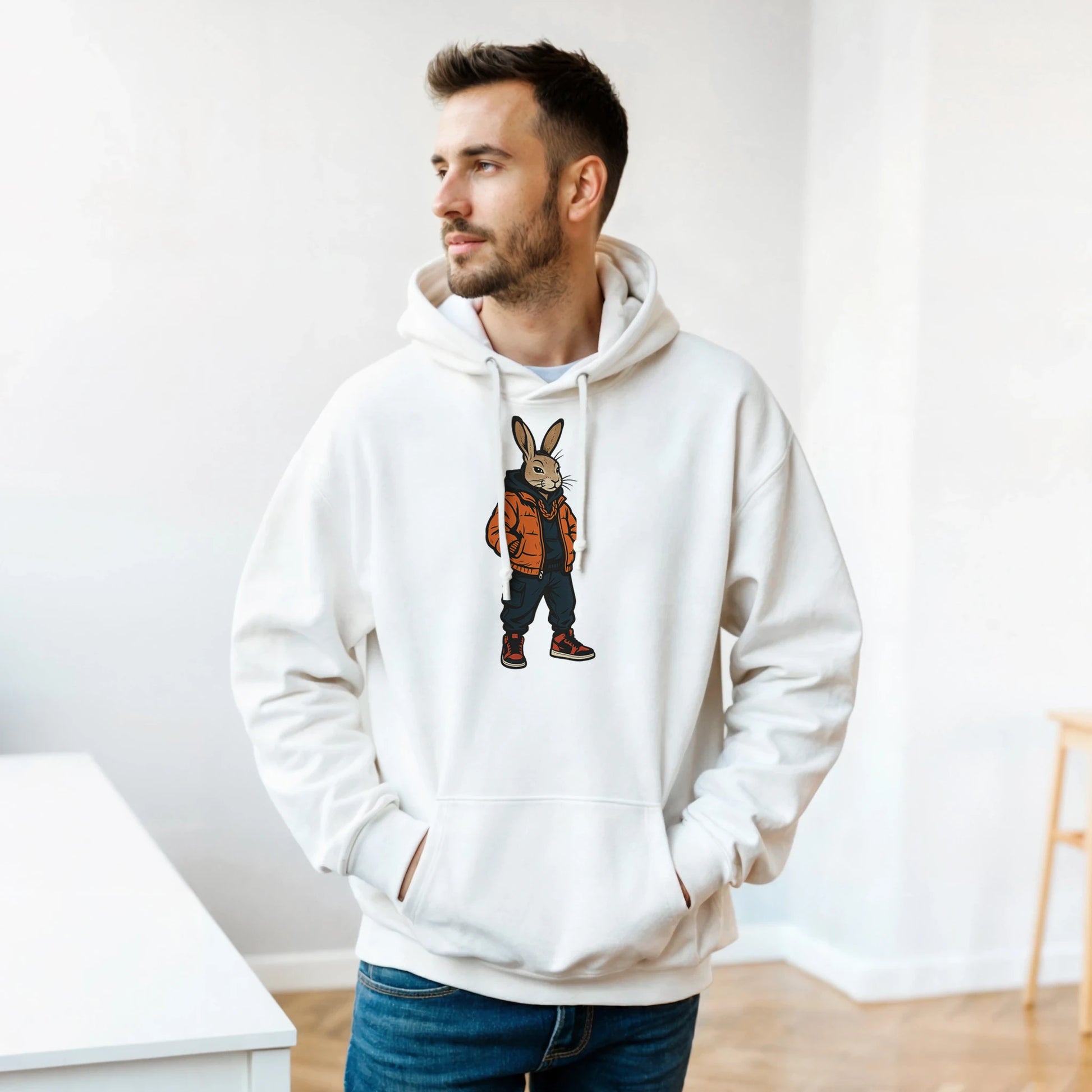 Cool Rabbit Streetwear Hoodie - ROMAG Store