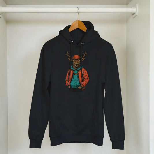 Cool Reindeer Street Style Hoodie - ROMAG Store