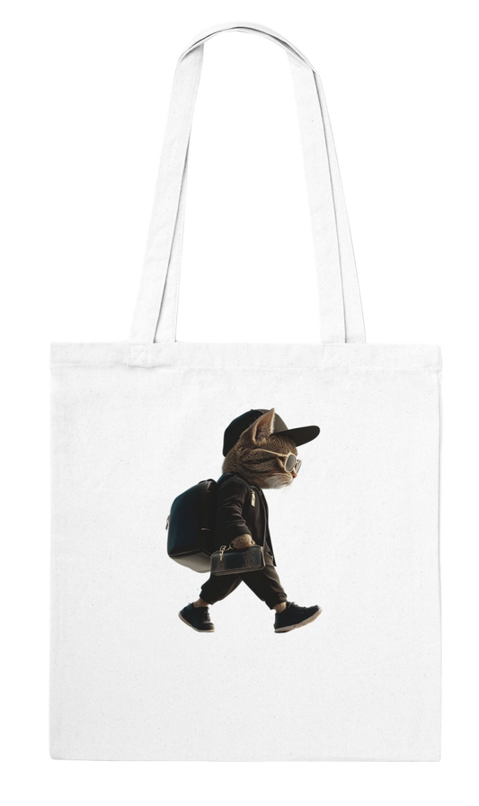 Chic Street Style Cat Tote Bag - ROMAG Store