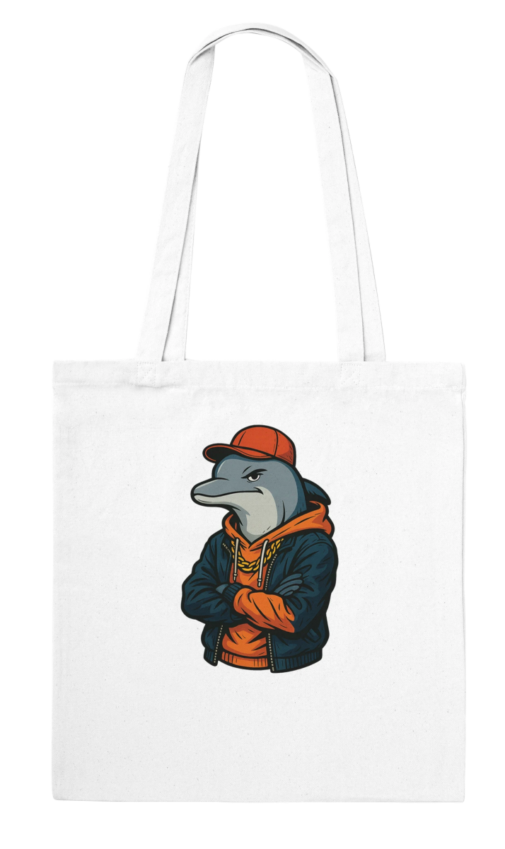 Streetwise Dolphin Tote Bag - ROMAG Store