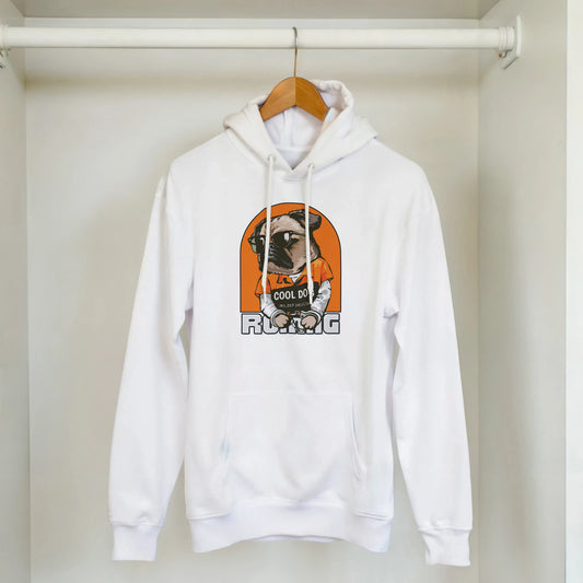 Mugshot Pug 'Cool Dog' Hoodie - ROMAG Store