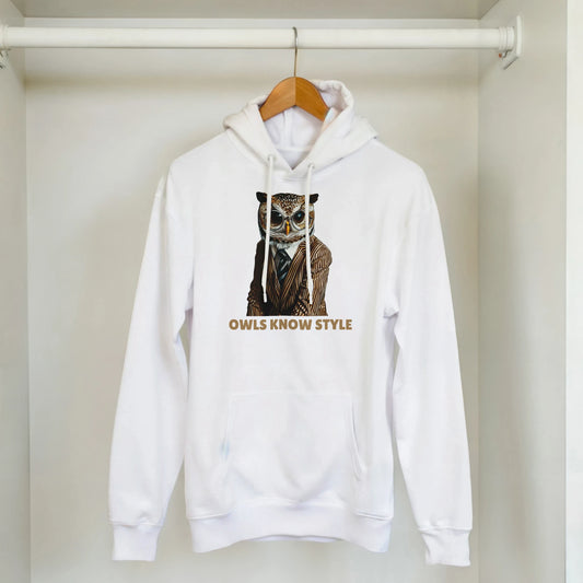 Sophisticated Owl Style Hoodie - ROMAG Store