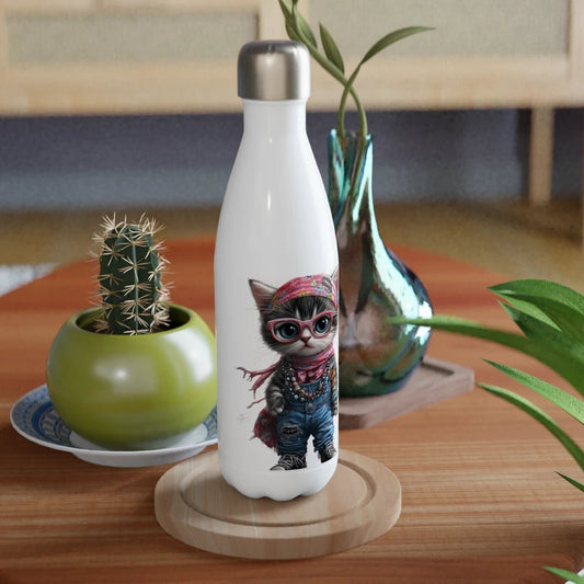 Chic Kitty Water Bottle - ROMAG Store