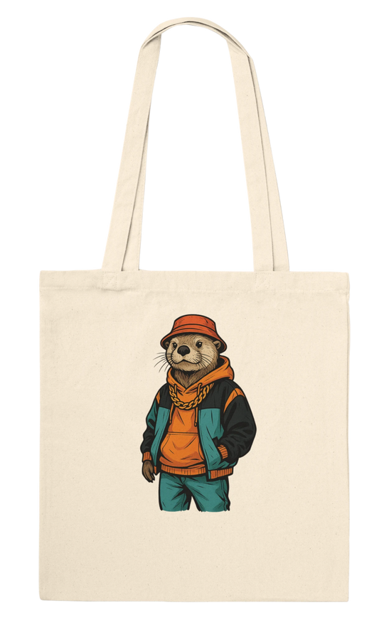 Cool Otter Streetwear Tote Bag - ROMAG Store