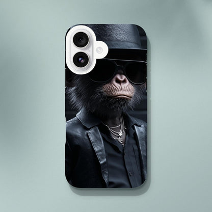 Chimp Noir: Dapper Monkey iPhone Tough Case - ROMAG Store
