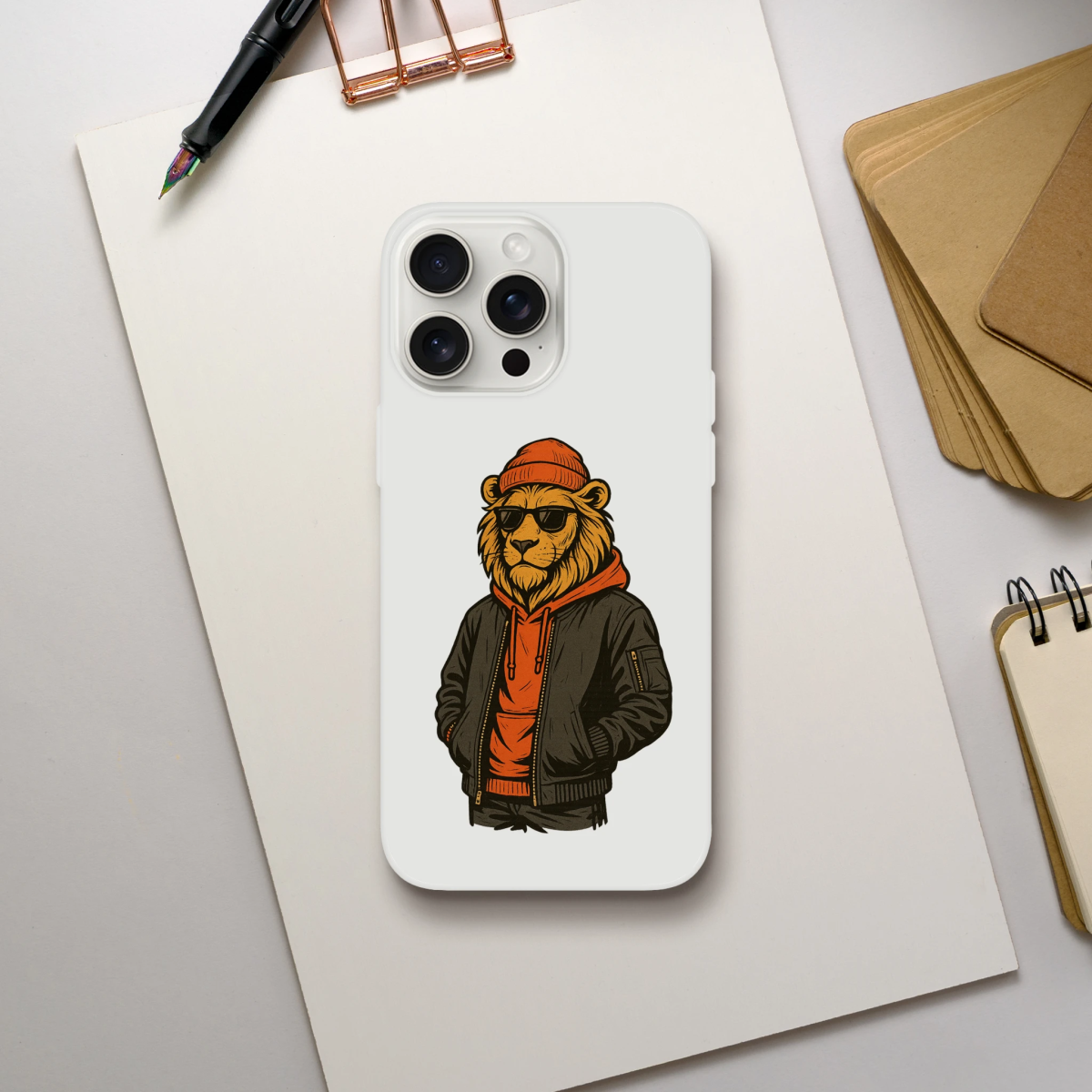 Urban Streetwear Lion iPhone Flexi Case - ROMAG Store
