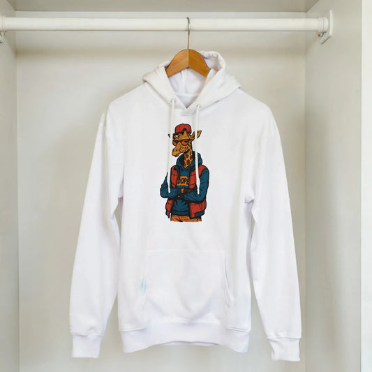 Dapper Giraffe Urban Streetwear Hoodie - ROMAG Store