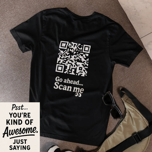Psst QR T-shirt - ROMAG Store