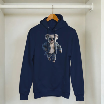 Cool Koala Plaid Suit Hoodie - ROMAG Store