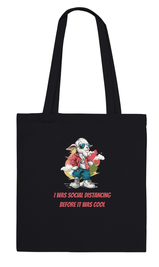 Social Distancing Goat Swag Tote Bag - ROMAG Store