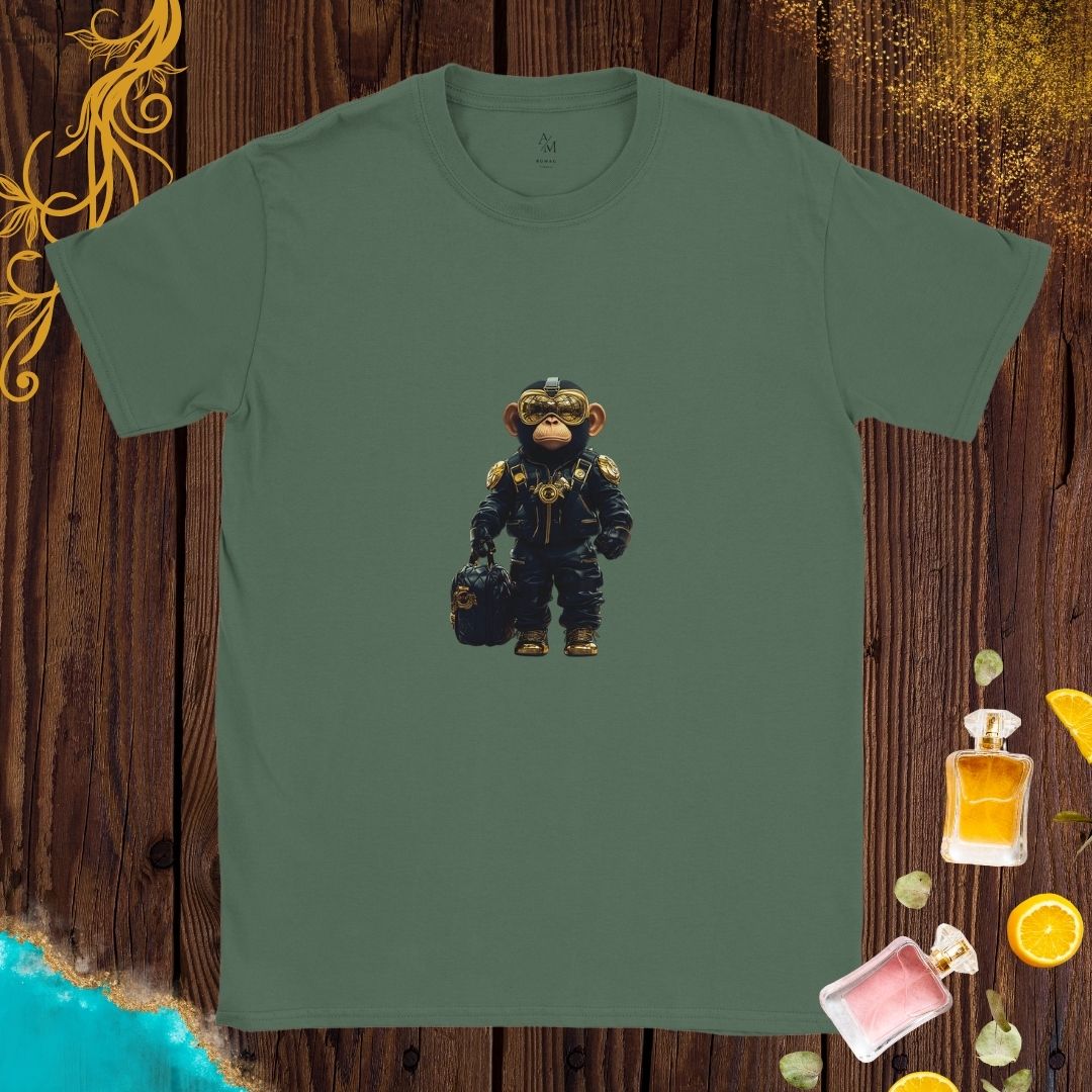 Pilot Monkey at Animals Fashion Week T-shirt