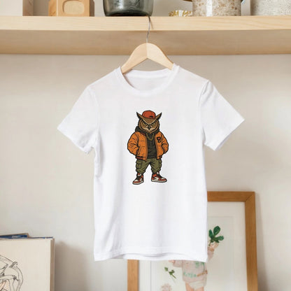 Cool Owl Urban Streetwear Kids T-shirt - ROMAG Store