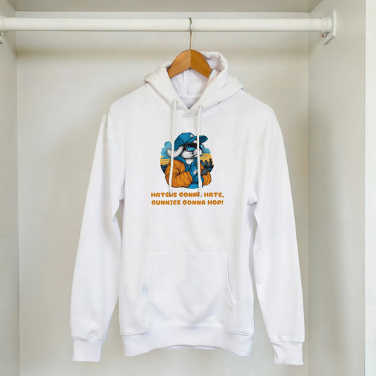 Streetwise Bunny: "Haters Gonna Hate" Hoodie - ROMAG Store