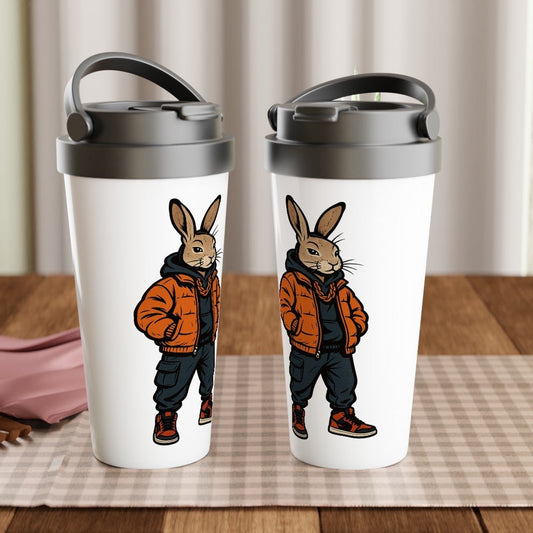 Street Style Hare Stainless Steel Travel Mug - ROMAG Store