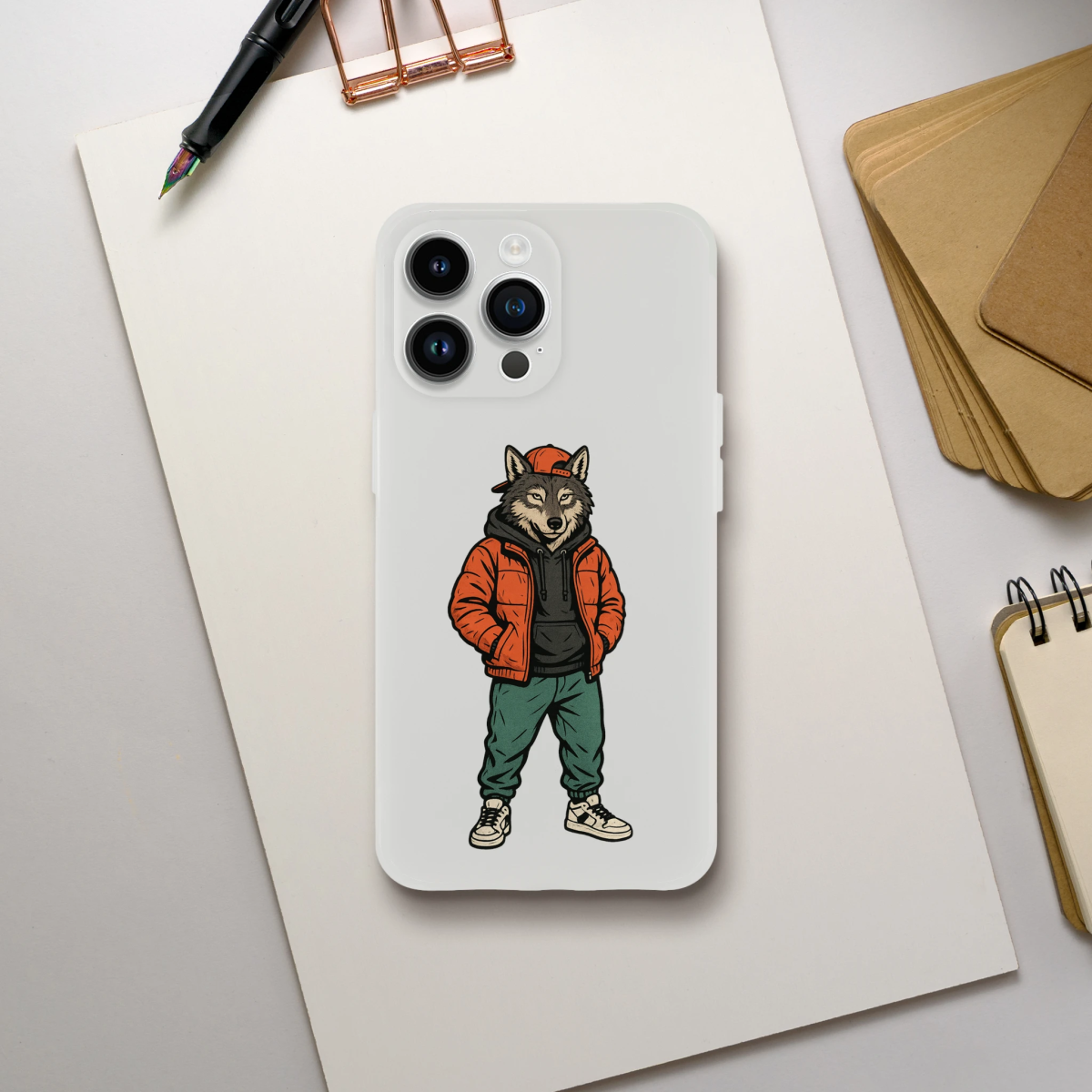 Urban Street Wolf iPhone Flexi Case - ROMAG Store