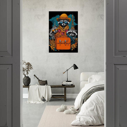 Raccoon Fashion Canvas - ROMAG Store
