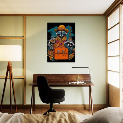 Raccoon Fashion Canvas - ROMAG Store