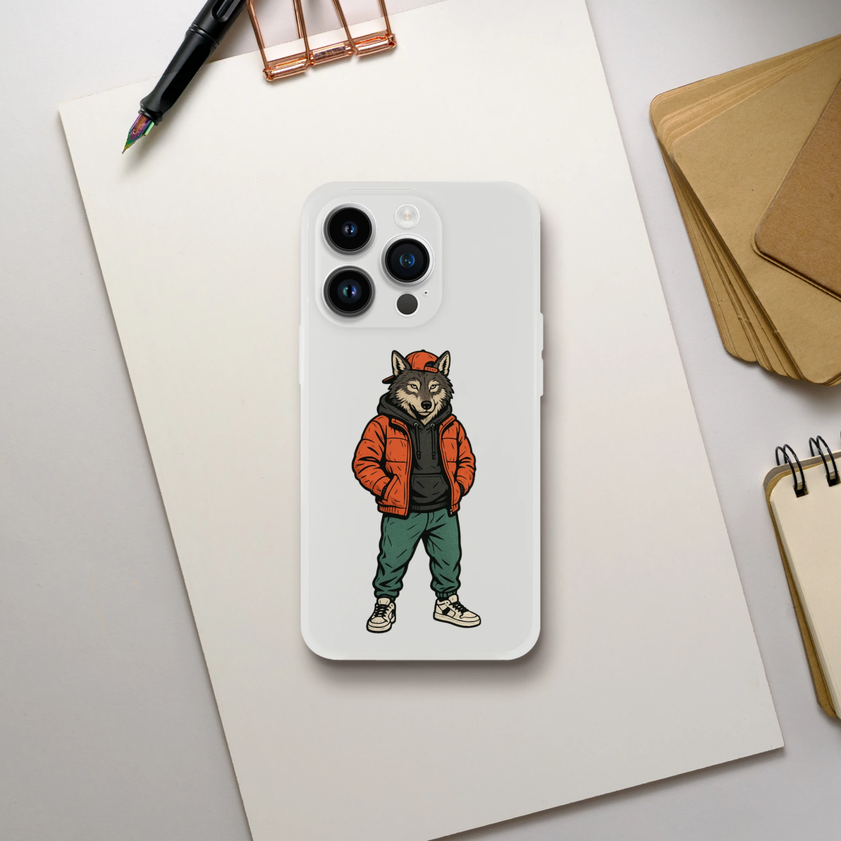 Urban Street Wolf iPhone Flexi Case - ROMAG Store