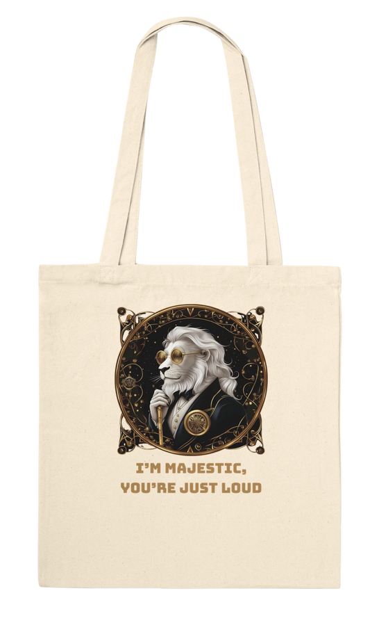 Regal Lion Dapper Steampunk Tote Bag - ROMAG Store