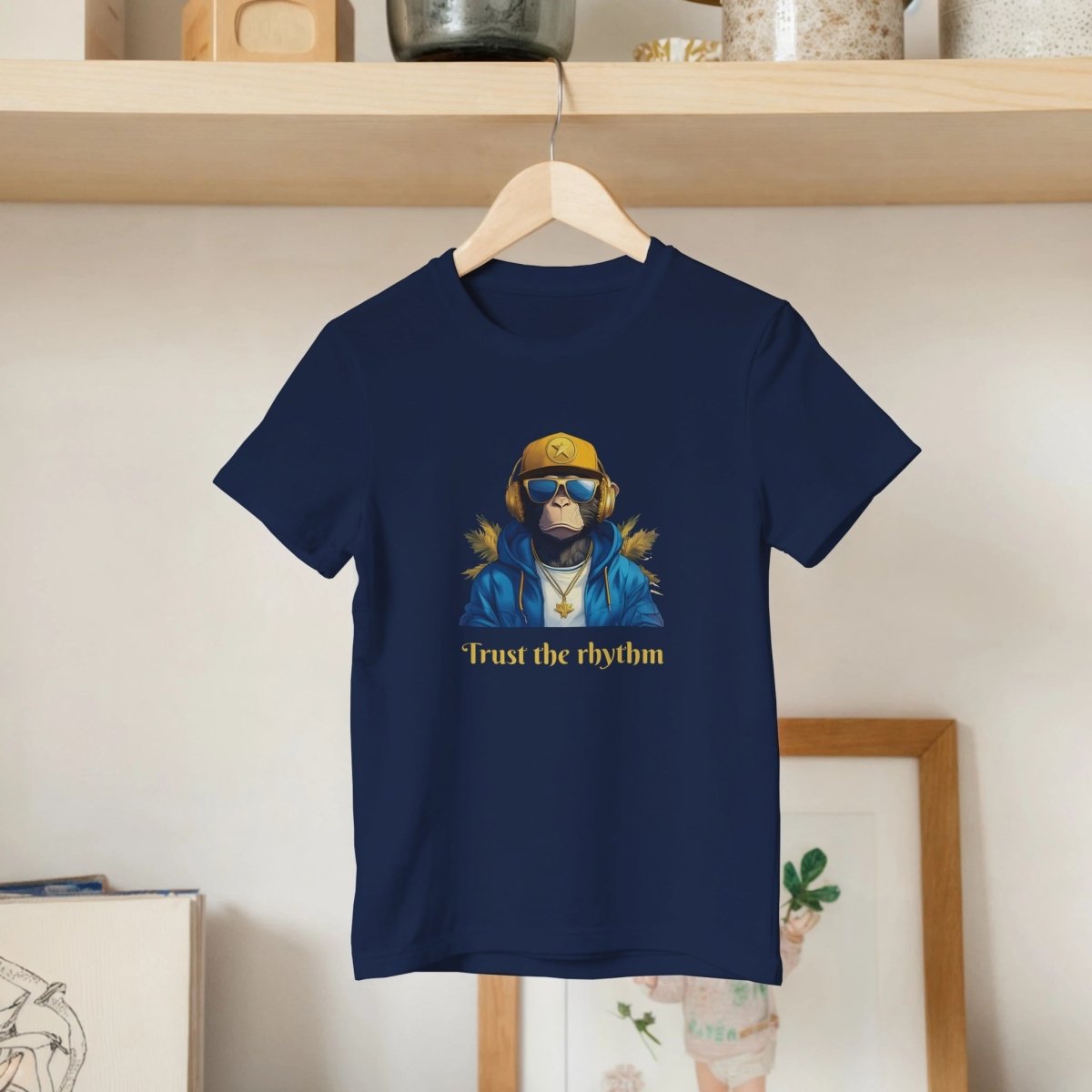 Cool Monkey DJ Kids Tee - ROMAG Store