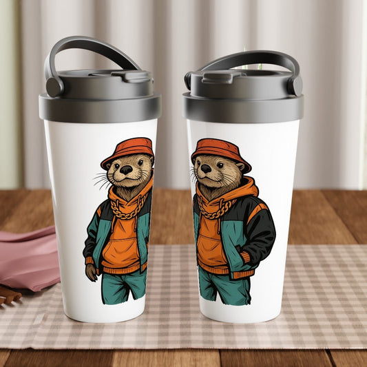 Chic Otter Stainless Steel Travel Mug - ROMAG Store