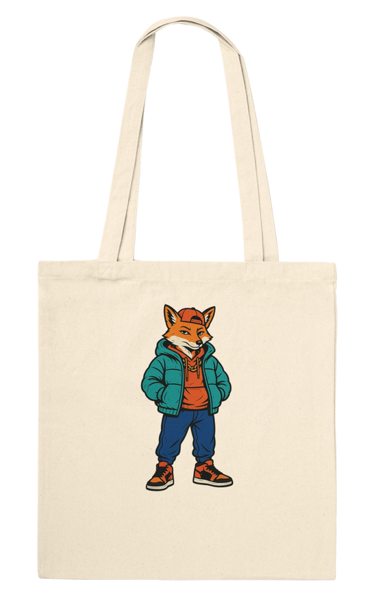 Cool Fox Streetwear Tote Bag - ROMAG Store