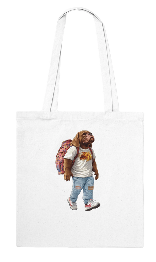 Cool Bulldog Streetwear Tote Bag - ROMAG Store