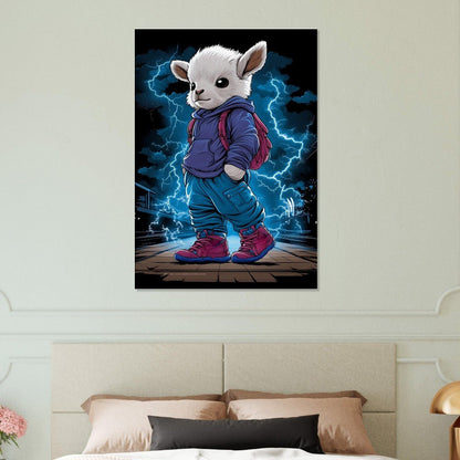 Urban Goat Chic Canvas Wall Art - ROMAG Store