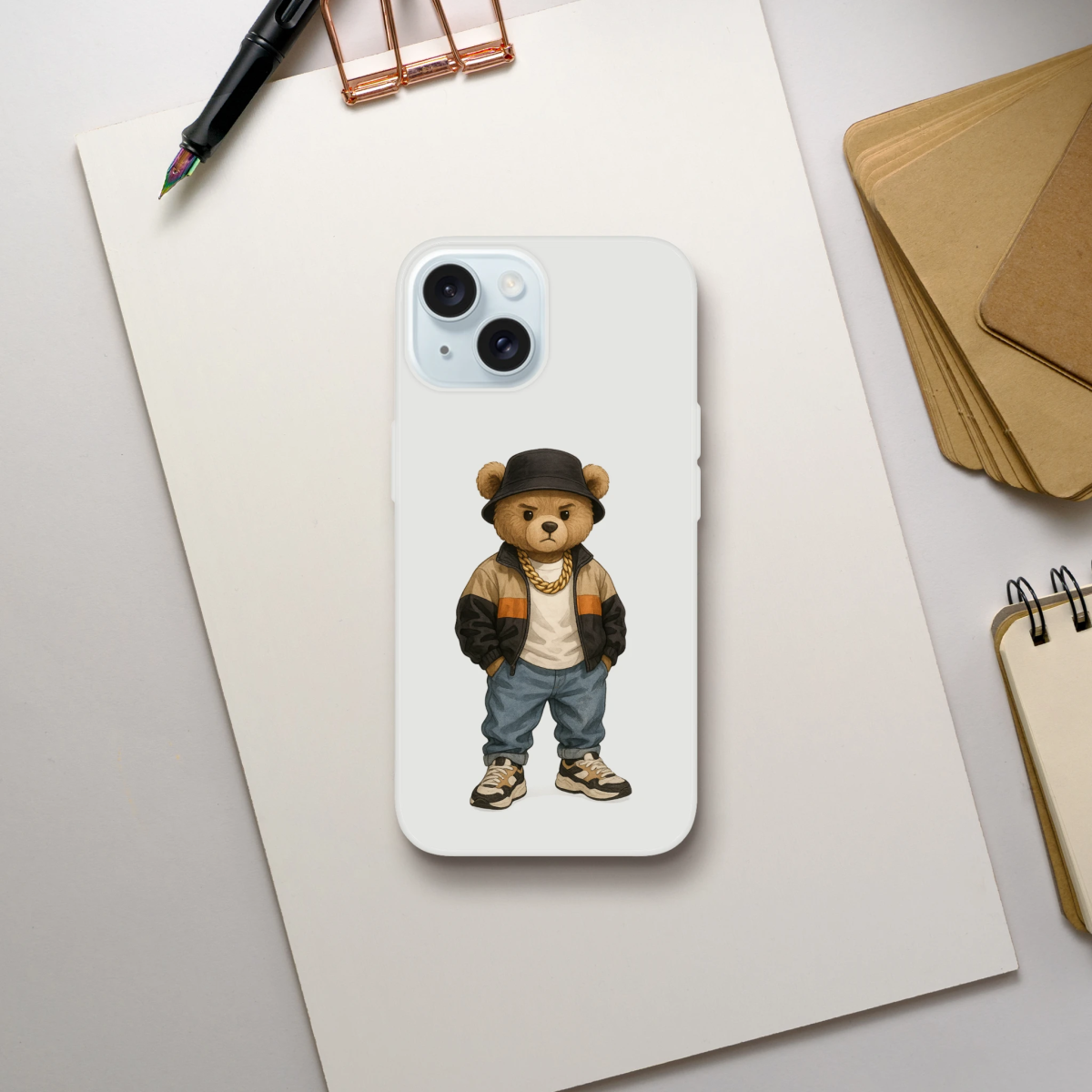 Cool Bear Urban Streetwear iPhone Flexi Case - ROMAG Store