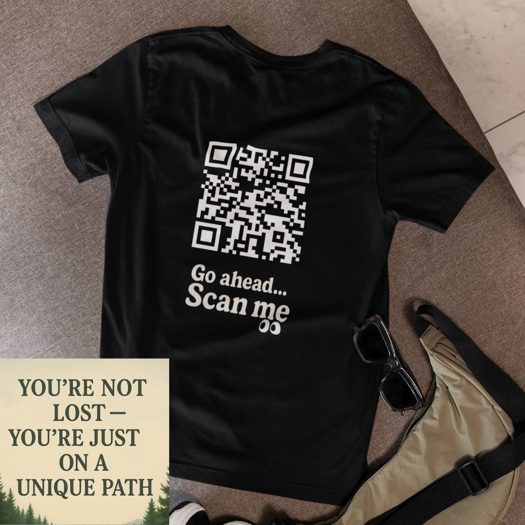 Unique Path QR T-shirt - ROMAG Store
