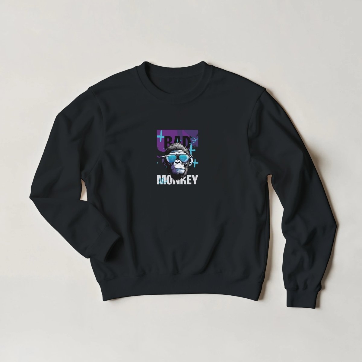 Bad Monkey Streetwear Sweatshirt – Cool Gorilla Graphic in 6 Colors & S - 3XL - ROMAG Store