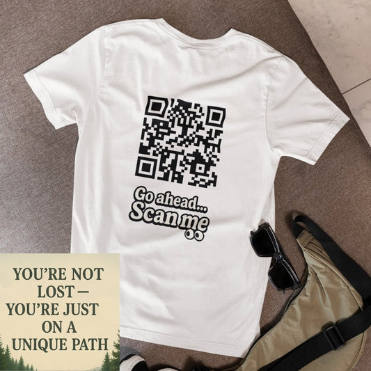 Unique Path QR T-shirt - ROMAG Store