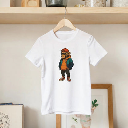Cool Monkey Kids Streetwear Tee - ROMAG Store