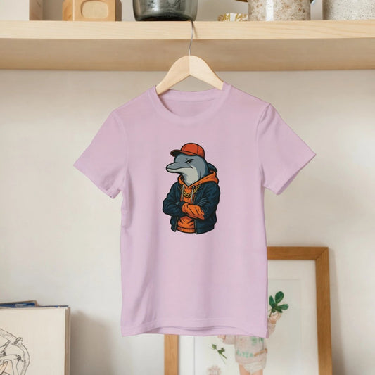 Cool Dolphin Streetwear Kids T-shirt - ROMAG Store