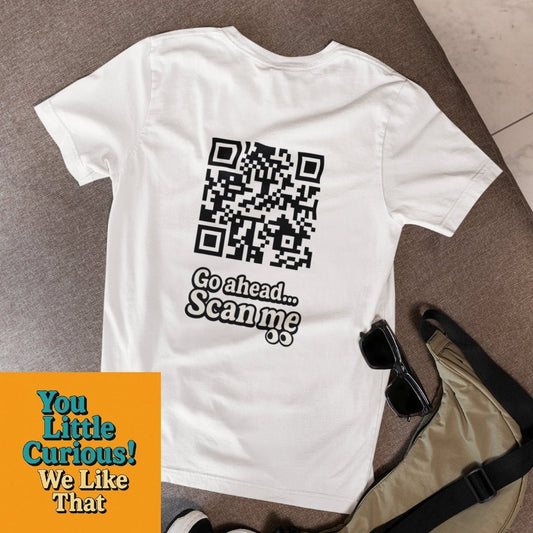 Little curious QR T-shirt - ROMAG Store