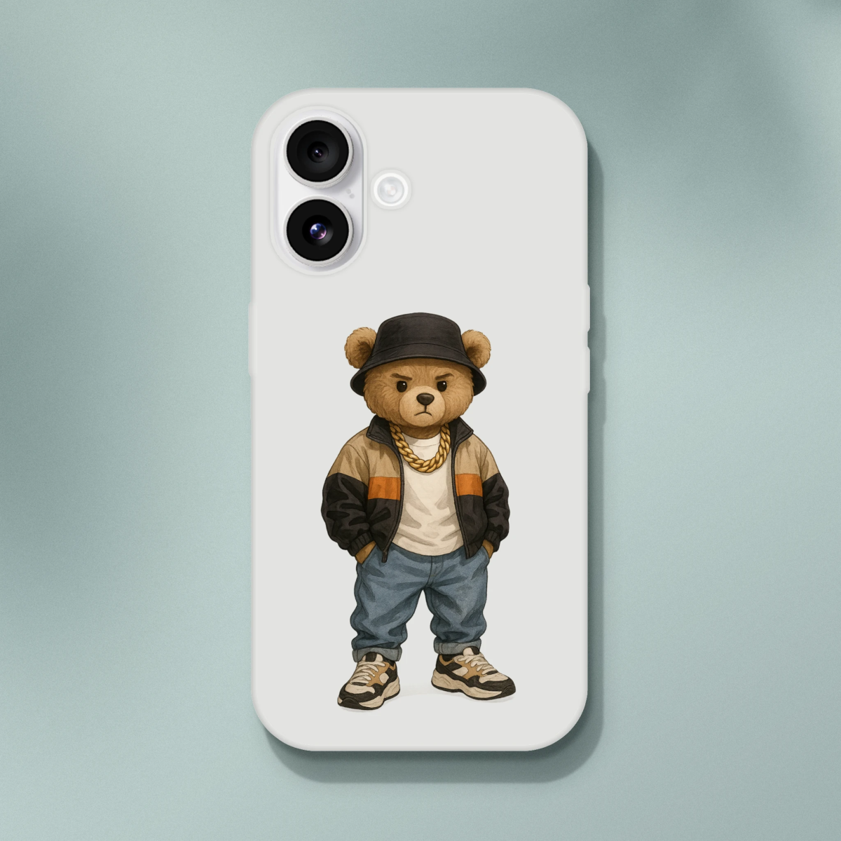 Cool Bear Urban Streetwear iPhone Flexi Case - ROMAG Store