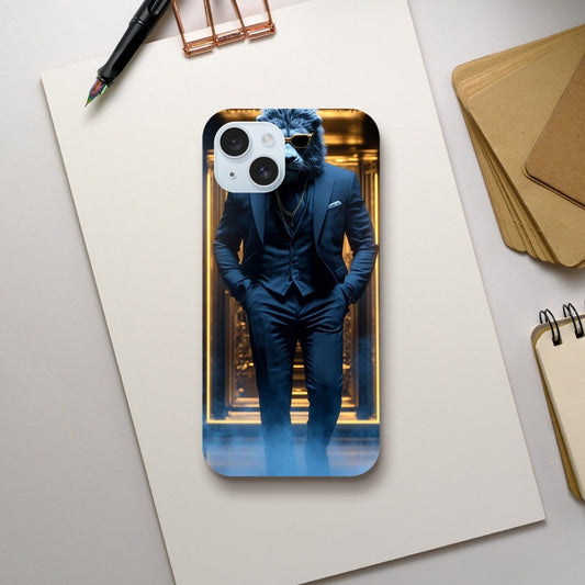 Lion in Suit iPhone Tough Case - ROMAG Store