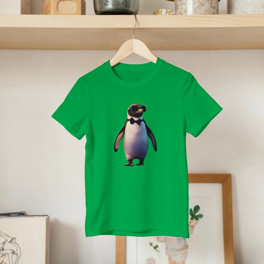 Cool Penguin Vibe Kids T-shirt - ROMAG Store