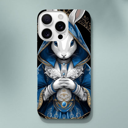 Regal Rabbit Royal Blue iPhone Tough Case - ROMAG Store