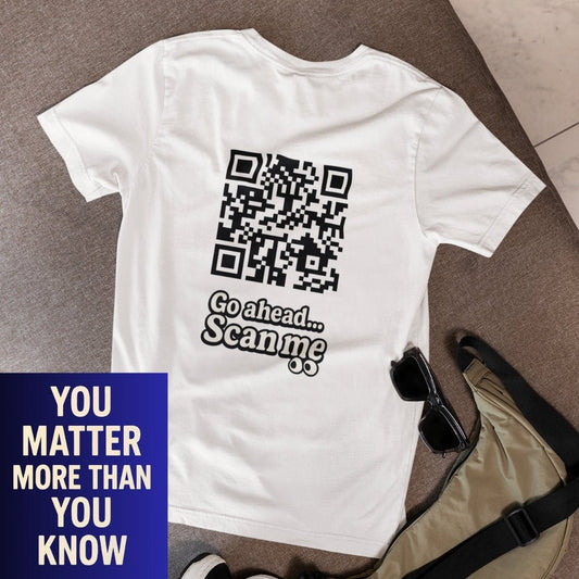 You Matter QR T-shirt - ROMAG Store